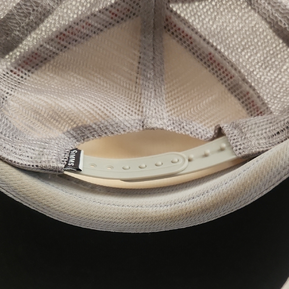 Simms Red and Gray Fish Design Cap - Picture 5 of 6